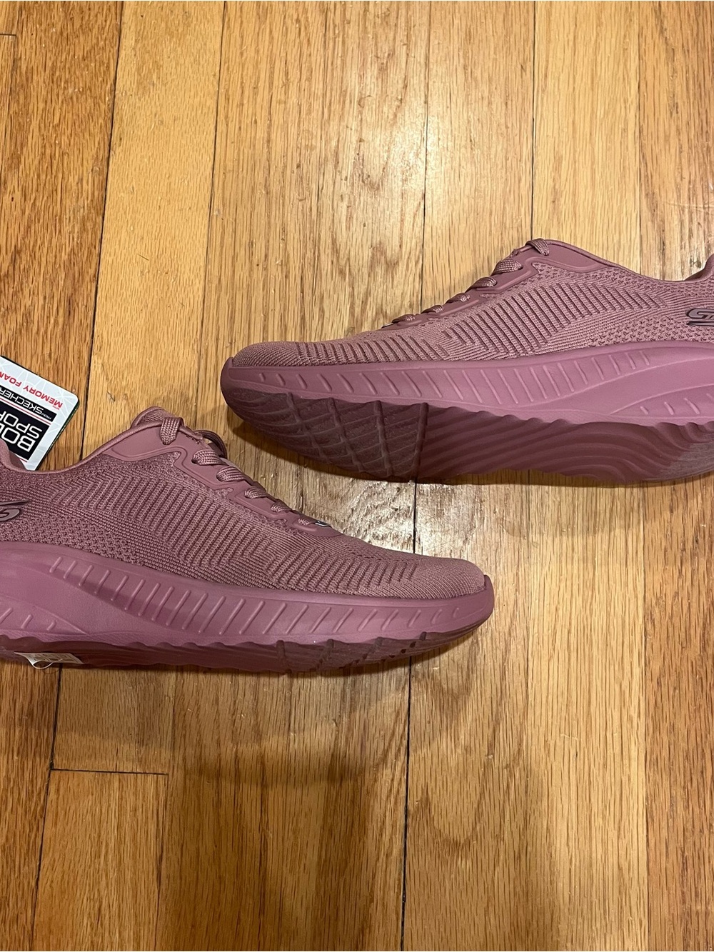 Skechers NWT Bobs Squad Chaos Face Off Womens Sneaker Raspberry Size 8 - Picture 3 of 9